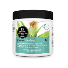Honey and Aloe Vera Foam Scrub With Dead Sea Minerals